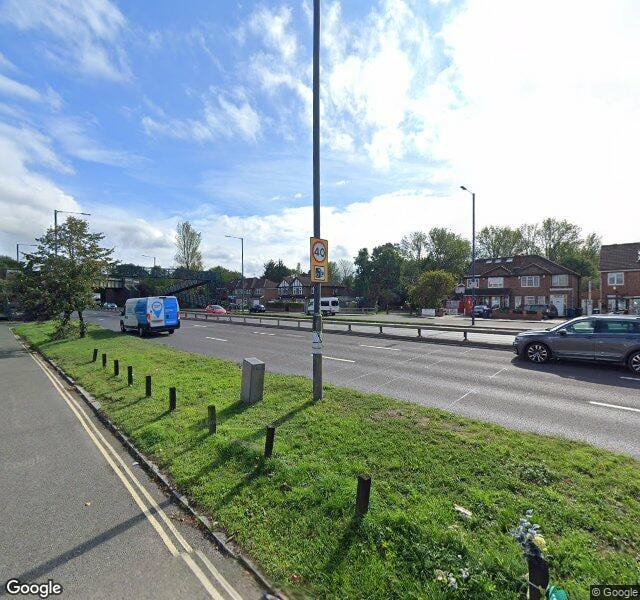 Street view of South Greenford Station — Ealing Clean provides professional cleaning in this area