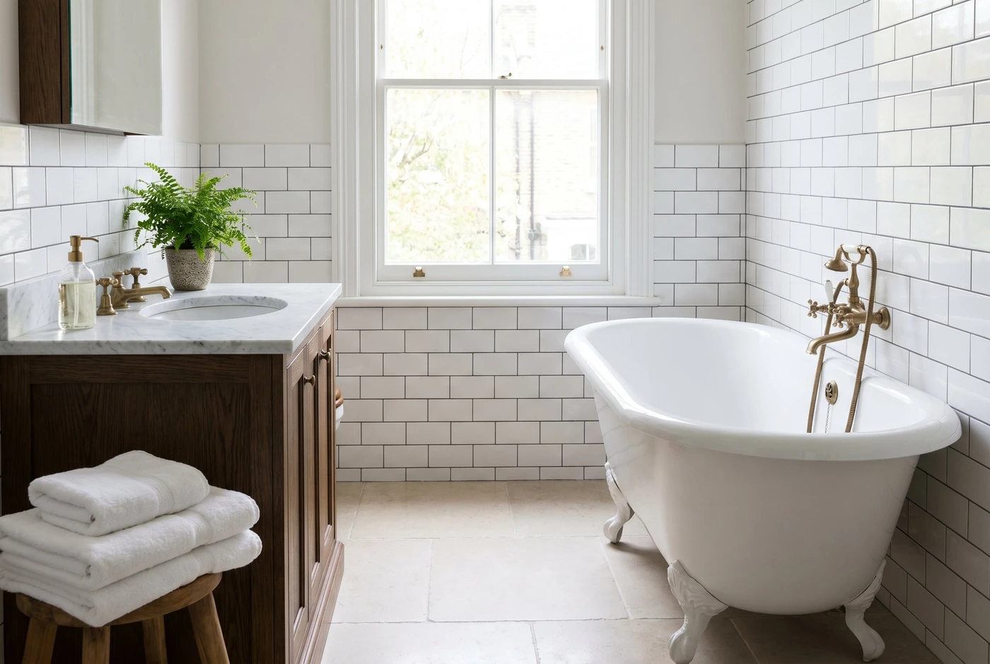 A spotless bathroom in an Ealing home